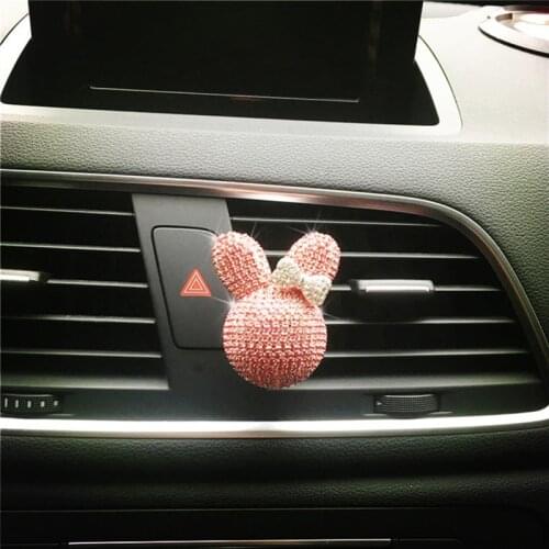 Rhinestone Perfume Car Air Freshener Car Decoration Desodorisant Voiture Parfum Air Freshener In The Car Accessories