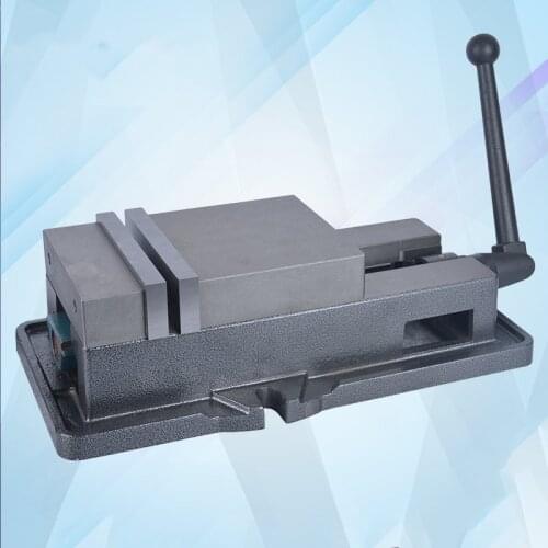 Milling machine heavy duty CNC precision machine vise, 6 inch, T tooth,, machining center special angle fixed vise, flat jaw