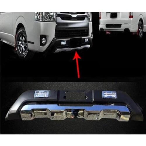 TRD with Light Front Bumper Guard For TOYOTA HIACE200 Series 2005-2018