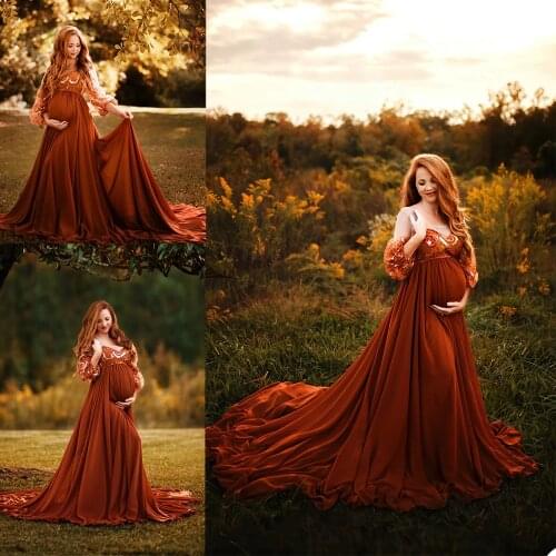 Maternity Party Sleepwear Sexy Bathrobe Nightgown Long Sleeves Soft Fabric Custom Made Sweep Train Plus Size Bridesmaid Wraps