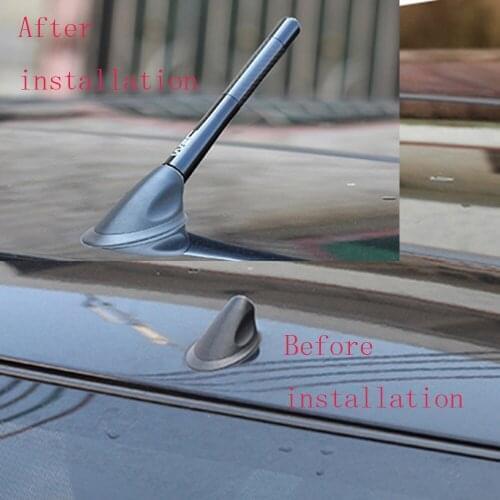 WRC Carbon Fiber Radio Car Antenna Auto Accessories for Jeep Grand Cherokee/Compass Dodge Journey JUVC/Charger/DURANGO/CBLIBER