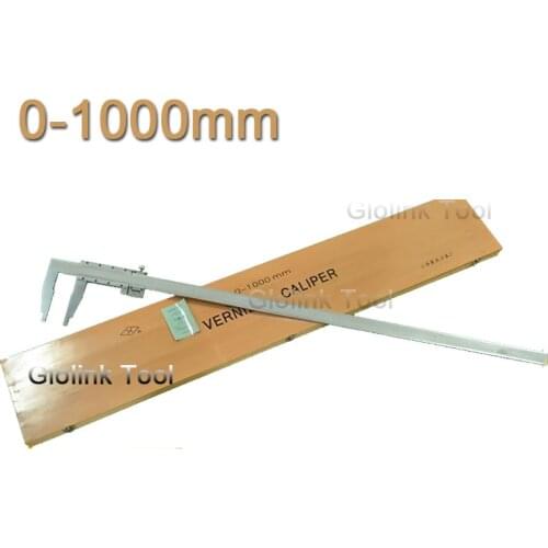 0-1000mm messschieber Heavy Duty Vernier Caliper 1000mm vernier caliper slider caliper without Upper Jaws paquimetro