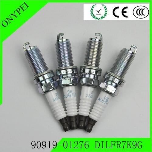 4pcs 90919-01276 DILFR7K9G Dual Iridium Power Spark Plug For Lexus 2017 GS Turbo 2016 GS200t 2008 GS300 9091901276 90919 01276