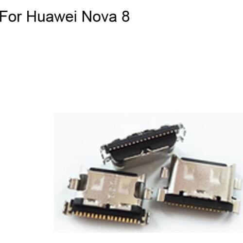 5PCS For Huawei Nova 8 USB socket Charging Port For Huawei Nova8 Dock Connector Micro USB Charging Port High Quality