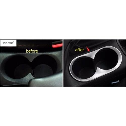 Accessories For Mazda 3 AXELA Hatchback Sedan 2014 2015 2016 Matt Front Seat Water Cup Holder Frame Molding Cover Kit Trim 1 Pcs