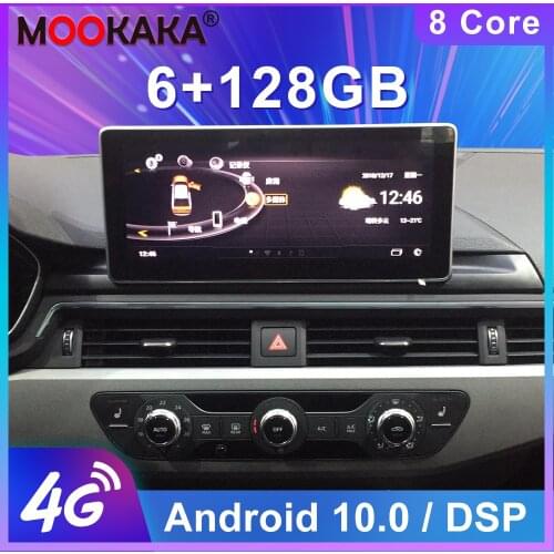 10.25" Android 10 8G 128GB Car Player For Audi A4 A4L B9 A5 2017+ Car GPS Navi CarPlay Head Unit DSP IPS Stereo