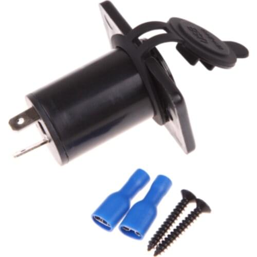 Dual USB Charger Socket Waterproof Outlet 3.1 amp Panel Mount Motorcycle Outlet Socket Power Supply Charger for Motorcycle