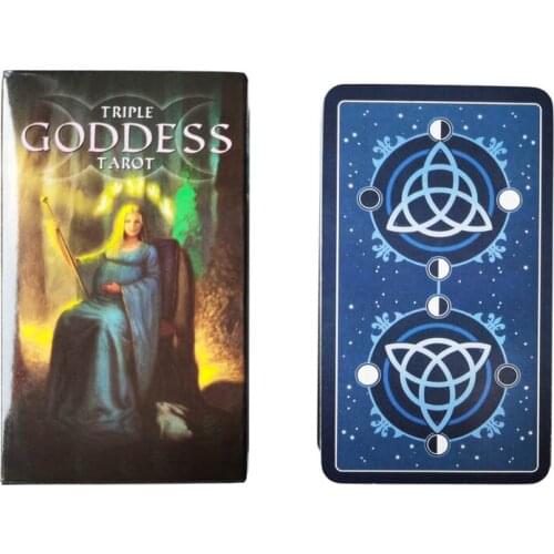 Triple goddess tarot Cards Tarot Deck cards read the mythic fate divination for fortune games
