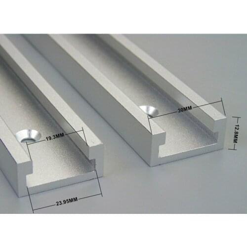 600mm/24 Inch T-Slot T-Track Miter Track Woodworking Tools Workshop Equipment
