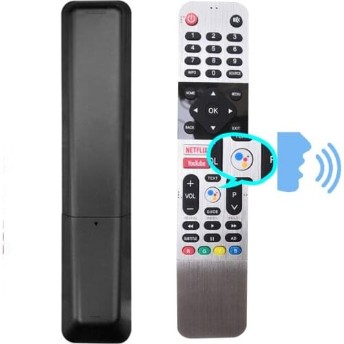 NEW 539C-268923-SW-V1 Skywort AI Remote Control with Netflix GooglePlay YouTube Voice Assistant Blutooth BLE IR controller