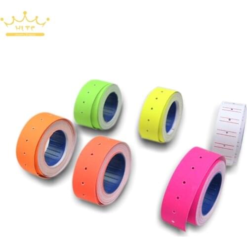 Retail One Roll Paper Coloredl Adhesive Price Sticker Price Label Refill for MX-5500 Price Tag Gun Lableller