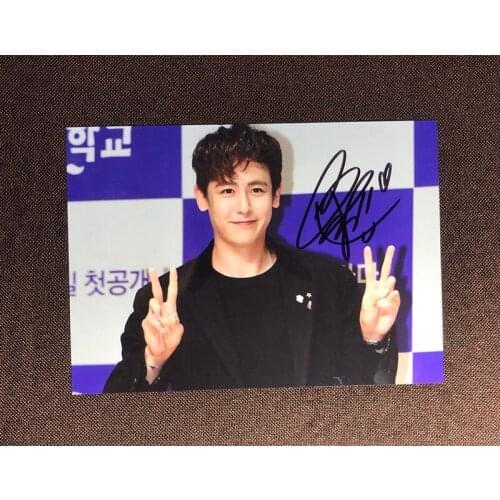Hand signed Nichkhun Khun autographed photo 5*7 K-POP autograph in ink 079FA6