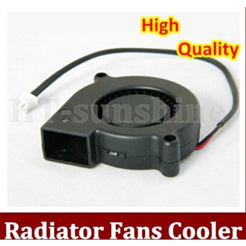 Free shipping 5CM 5015 12V turbine fan blower centrifugal fan of small size and high air volume