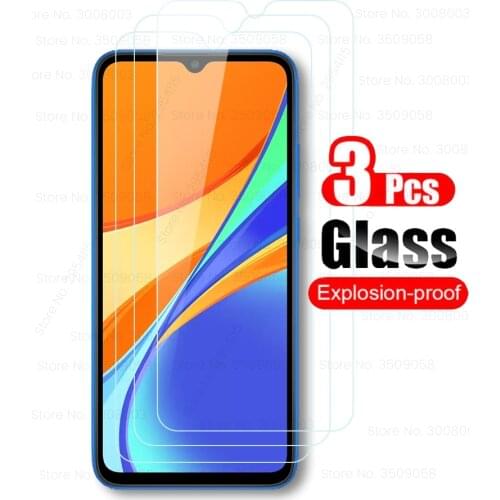Readmi 9C NFC Glass 3PCS Screen Protector For Redmi Note 9S 9 Pro Redmi9 A C Armor Glass On Redmi9C Redmi9A Redmy Redme C9 9A A9