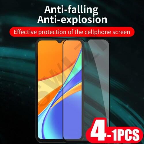 4-1Pcs full cover phone screen protector for Redmi note 8 8T 7 6 on the tempered glass Redmi 8A 7s 7A 6A pro protective film