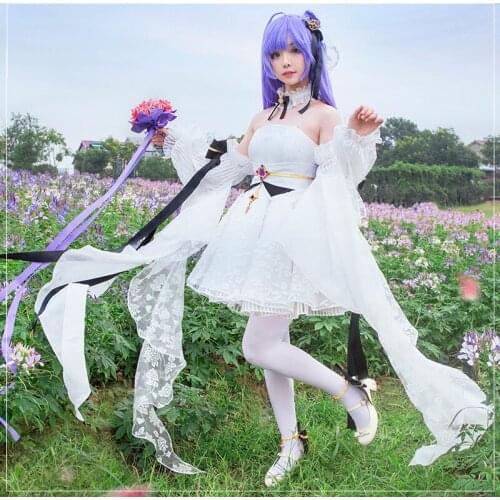 Game Azur Lane Santiago Unicorn Wedding Dress Women Cute Cosplay Costume Halloween Carnival Uniforms Fancy Outfits Custom Made