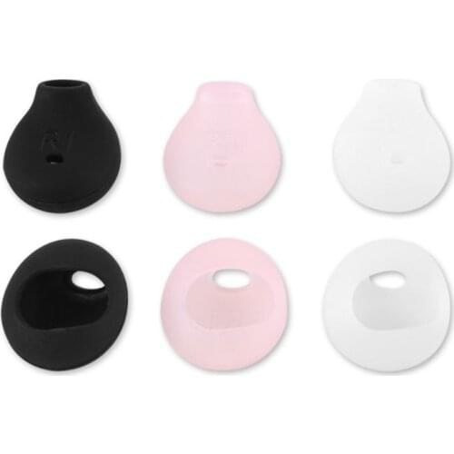 10pcs/lot Soft Silicone Ear Pads Eartips For S-ony WI-SP500 For S amsung S7 S6 Edge 9200 level u In-ear Headphones Earphone