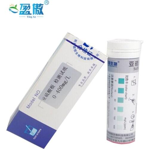 100 Strips PH Test Strip Indicator Sulphite Test Paper
