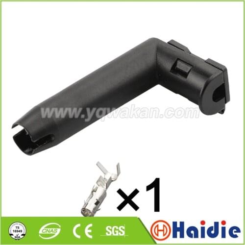 2sets 1pin Auto plastic housing plug electric wiring harness cable plug connector