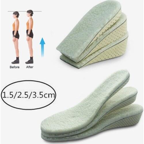 6Types EVA Full/Half Wool Pad Cozy Invisible Breathable Unisex Woman Foam Warm DIY Size Increased Insole Shoe Accessories