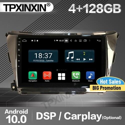 128G Carplay Car Radio 2 Din Stereo Receiver Android For Nissan Morano 2015-2017 2018 2019 2020 GPS Navi Player Audio Head Unit