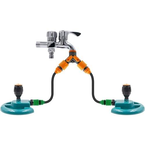 GY Automatic Sprinkler 360 Degree Rotating Garden Agricultural Irrigation Watering Sprinkler Green Lawn Sprinkler