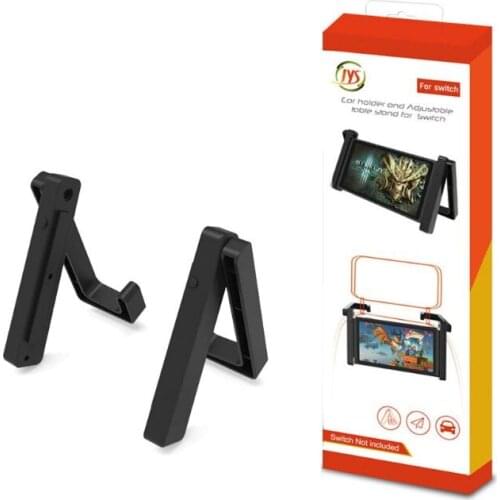 Two-in-One Car Bracket Adjustable Desktop Holder Stand Support for NS Switch Game Console Accessories