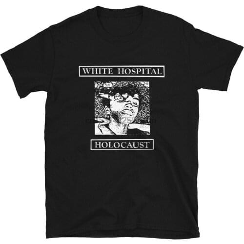 White Hospital Holocaust T Shirt Grim Japanoise Power Electronics Merzbow Masonna Harsh Noise Whitehouse Ramleh Nurse With Wound