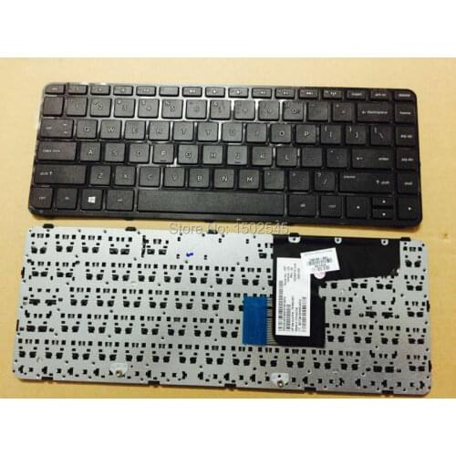 Free shipping genuine original laptop keyboard for HP Pavilion14-N029TX N028TX N027TX N261TX N025TX US small carriage 741062-001