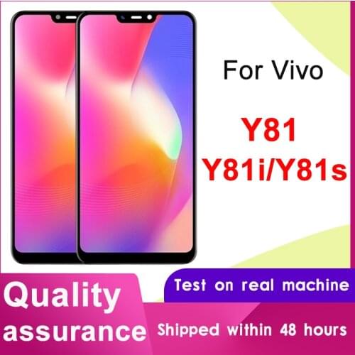 New Tested 6.22'' Display Replacement With Frame For Vivo Y81 Y81i Y81s LCD Display Touch Screen Digitizer Assembly Grade AAA