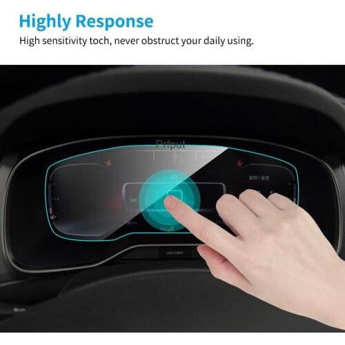 For Citroen C5 2017-2019 Interior Car Instrument Panel Screen Protector Dashboard Membrane Protective TPU Film Car Accessories