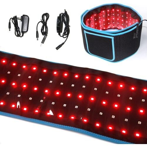 Home Use EMF-Free Pain Relief Slimming Belt 660nm 850nm Infrared Light and Red Light Therapy Belt
