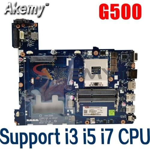 LA-9632P Laptop motherboard For LENOVO Ideapad G500 HM76 90002834 PGA989 I3 I5 I7 Support Mainboard DDR3 SLJ8E