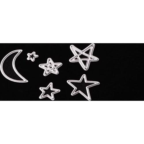 Metal moon stars Cutting Dies Stencils for DIY Scrapbooking/photo album Decorative Embossing DIY Paper Cards