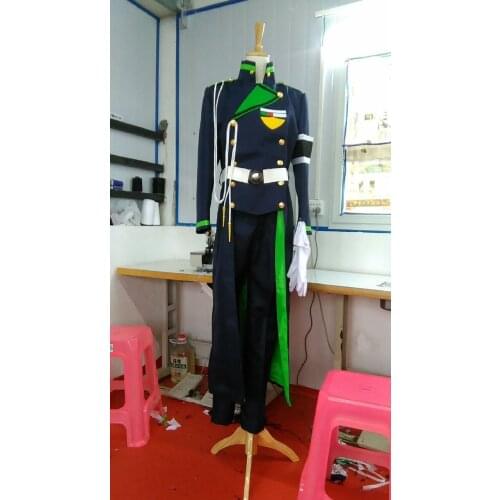 Owari no Seraph of the End: Vampire Reign Mito Jujo Japanese Imperial Demon Army Uniform Cosplay Costume B002