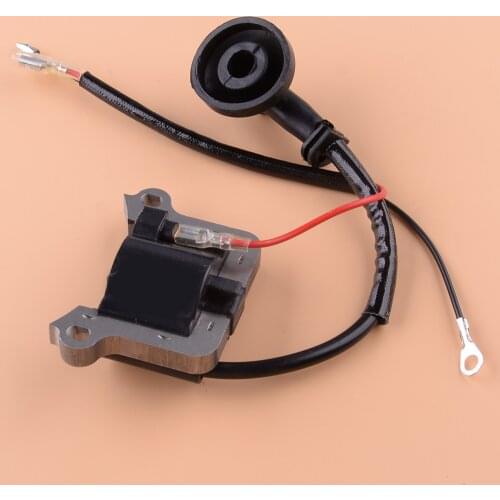 Durable Ignition Coil Fit for Chainsaw Strimmer Brush Cutter Lawnmower 2-Stroke 43cc 49cc 52cc Engine Tool Parts