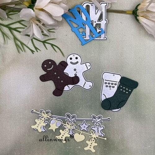 Christmas series decoration Metal Cutting Dies Stencils Die Cut for DIY Scrapbooking Album Paper Card Embossing