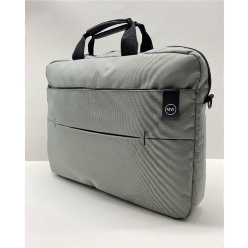 Unisex West Series 15.6 '' Inch Light Gray Briefcase Computer Notebook Laptop Bag MWL008