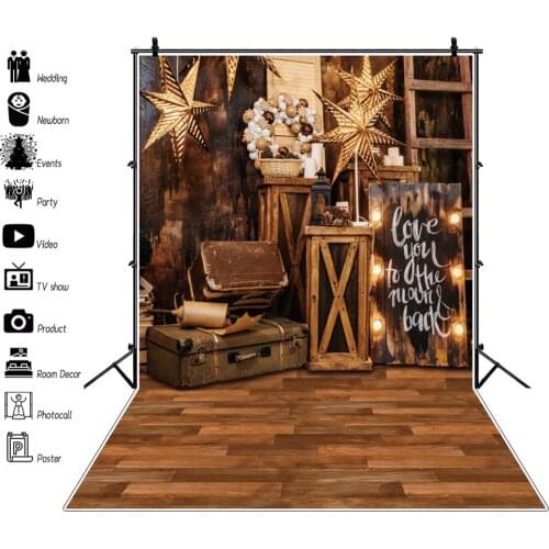 Vintage Wooden Boards Floor Merry Christmas Backdrop For Photography Baby Newborn Portrait Photoccall Poster Photo Background