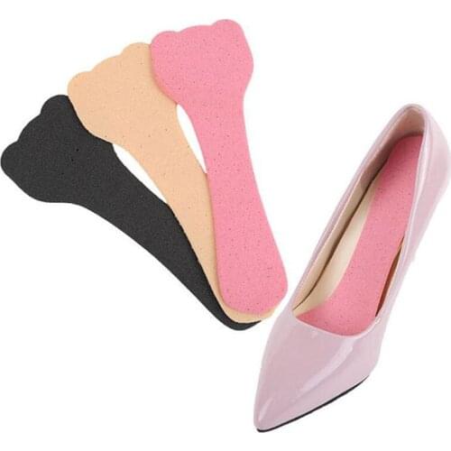 1 Pair Foot Care Insoles Cushion Shoe Pads Clear Foot Shoe Heel Stick Hot Sale Paste Protector Abrasion Proof