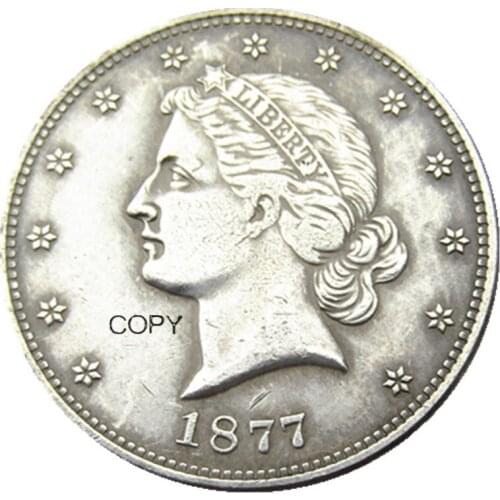1877 Paguet Head Half Dollar Patterns Silver Plated Copy Coin