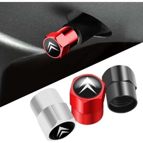 4pcs Car Tire Valve Caps Wheel Dust Cover 3D Metal Accessories For Tesla Model 3 Model X Model S Model Y