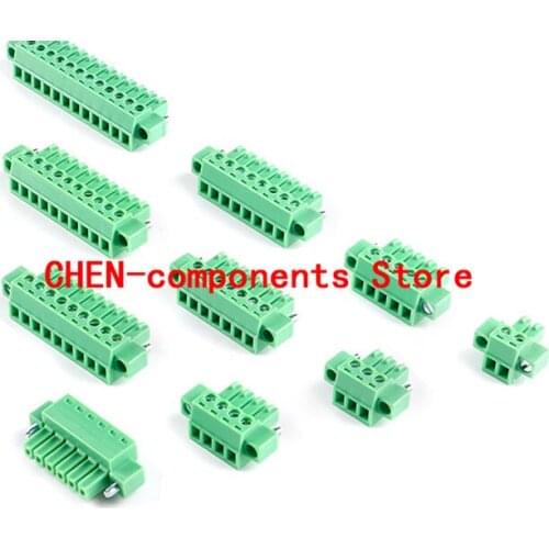 5pcs KF2EDGKM-3.81-2/3/4/5/6/7-12P/ plug with ear 3.81mm pitch terminal