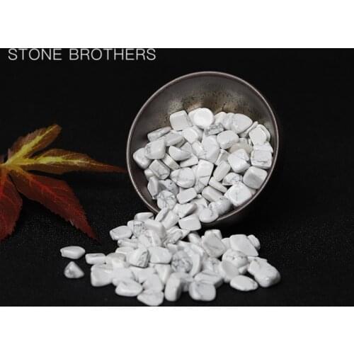 8-12mm Natural Stone Mineral Crystal White Turquoise Quartz Gravel Healing DIY material Aquarium Stone Home Decoration Crafts
