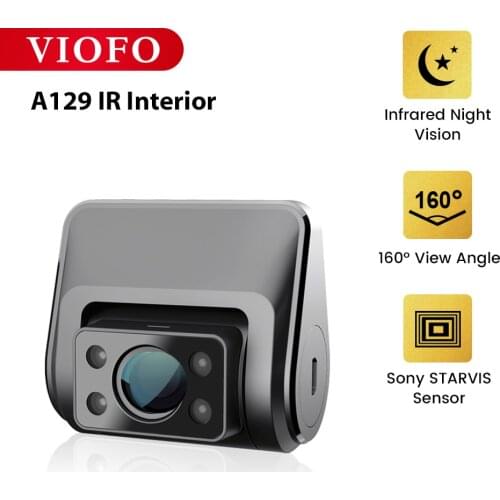 A129PLUS IR Interior Car Camera With 4PCS Infrared Lights Adopt Sony STARVIS Image Sensor