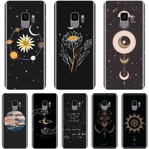 Back Cover For Samsung Galaxy S8 S9 Plus S5 S6 S7 Edge Star Space Silicone Soft Phone Case For Samsung Galaxy Note 9 8 5 4 Case