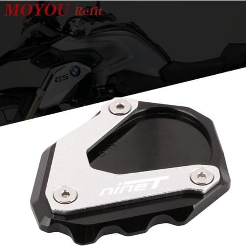 For BMW R Nine T R nineT RnineT RNINET 2014-2016 Motorcycle CNC Kickstand Foot Side Stand Extension Pad Support Plate Enlarge
