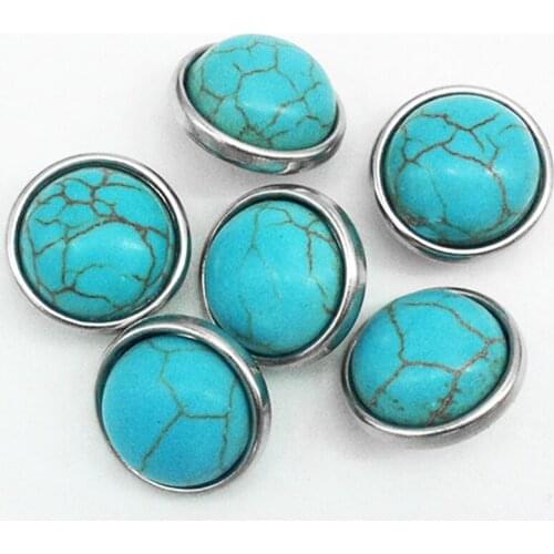 Stone Snap Button For 12mm snap jewelry Oem, Odm TS008