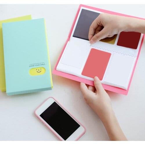 Portable 120 Pockets Scrapbooking Photo Name Card Photocard Album ID Holder
