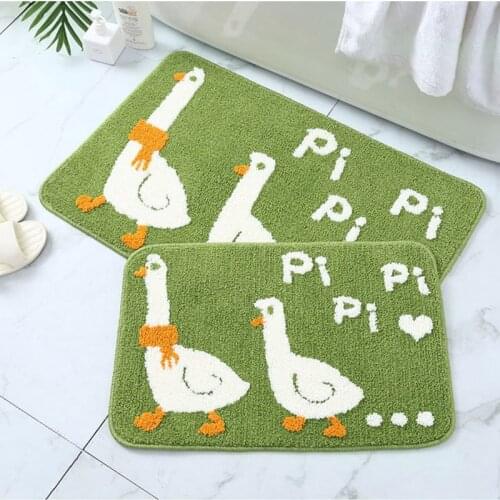 Duck Bath Mat Non-slip Absorbent Bathroom Rug Cute Animal Super Soft Entrance Door Mat Fiber Thick Doormat Carpet Home Decor